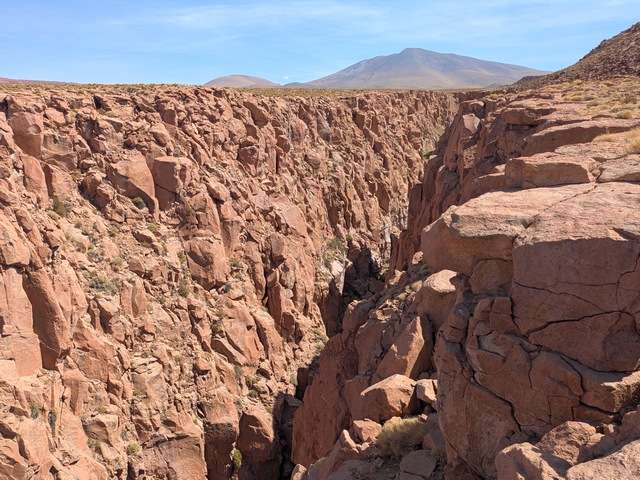 the rocky tambores canyon near San Pedro de Atacama