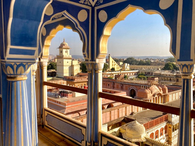 View from Jaipur's City Palace