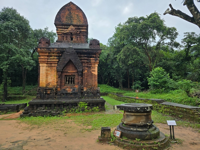 Fully intact brick temple at the My Son Sanctuary in central Vietnam, built by the Campa people.
